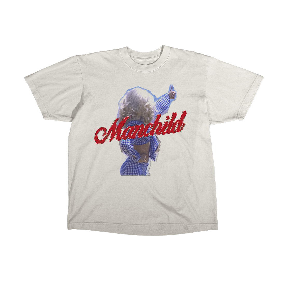 Manchild Rhinestone T-Shirt