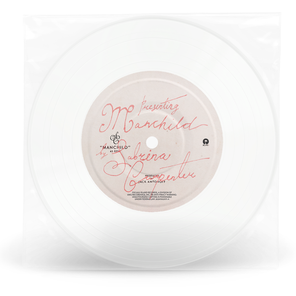 Manchild 7in Single - Sabrina Carpenter CA Manchild 7in Single - Sabrina Carpenter CA