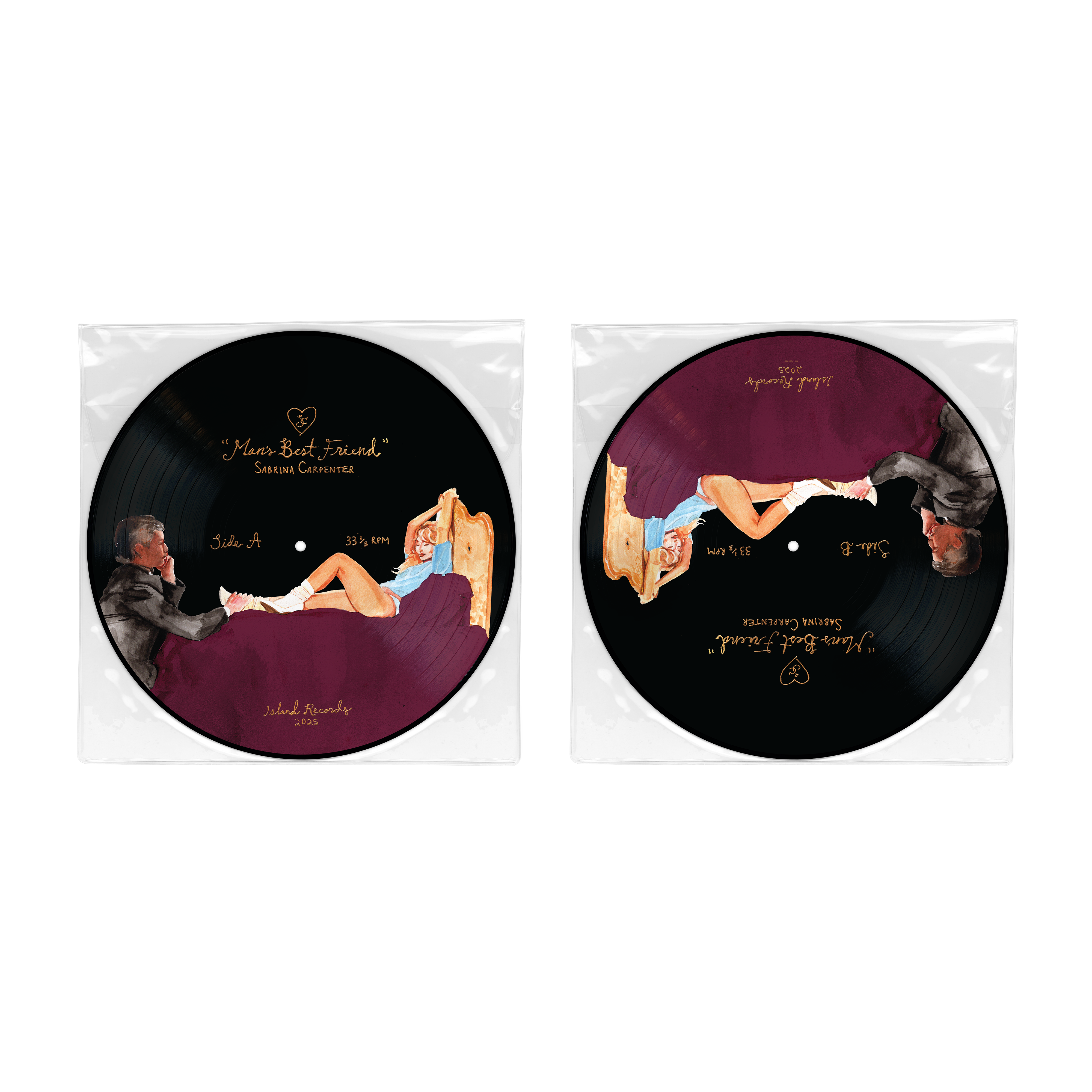 Man's Best Friend D2C Picture Disc - Sabrina Carpenter CA Man's Best Friend D2C Picture Disc - Sabrina Carpenter CA